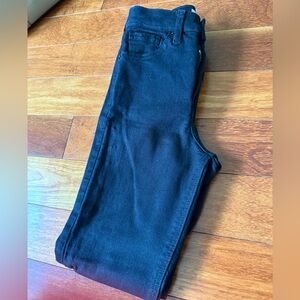 Topshop black skinny denim jeans size petite 26